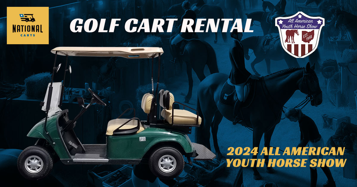 Image for 2024 All American Youth Horse Show Golf Cart Rental